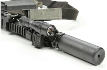 Image of Arisaka Defense Inline Scout Mount Troy Alpha - Round Holes, Black ISM-T