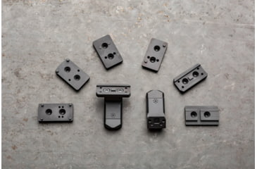 Image of Arisaka Defense Offset Optic Mount Base, 6061-T6 Aluminum, MIL-A-8625 Type III Hard Coat Anodized, Black, OOM-BASE