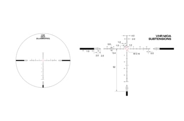 Image of Arken Optics 6-24X50 30mm Tube First Focal Plane Rifle Scope, MOA, VHR, EPL4-6240VHR