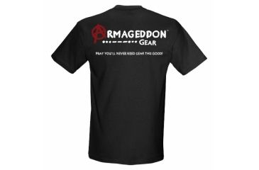 Image of Armageddon Gear &quot;Pray You'll Never Need Gear This Good&quot; Logo T-Shirt, Black, 2X AGT002-2X
