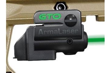 Image of ArmaLaser Green Touch-Activated Picatinny Rail Mounted Laser System w/Grip Touch Option Sub Compact Laser System GTO G