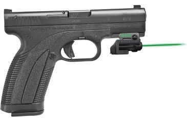 Image of ArmaLaser GTO/FLX Finger Touch Green Laser Sight for Caracal F/CP660/CP661, Black, GTOG/FLX35