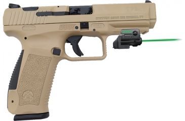Image of ArmaLaser GTO/FLX Finger Touch Green Laser Sight for Century Canik TP9 SA, Black, GTOG/FLX64