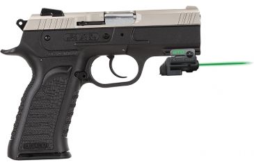Image of ArmaLaser GTO/FLX Finger Touch Green Laser Sight for Eaa Witness Polymer 3.6/4.5in, Black, GTOG/FLX50