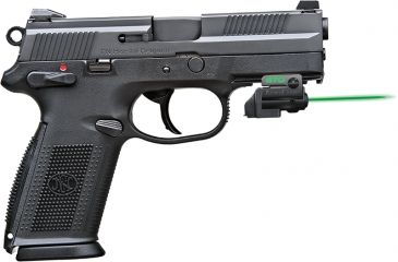 Image of ArmaLaser GTO/FLX Finger Touch Green Laser Sight for FN FNP Late - Multiple Notches, Black, GTOG/FLX60