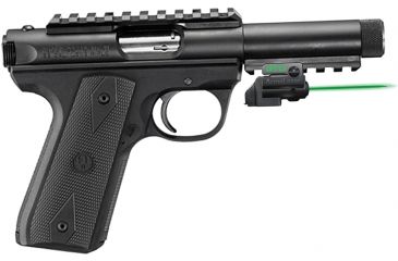 Image of ArmaLaser GTO/FLX Finger Touch Green Laser Sight for Ruger 22/45 Threaded Barrel, Black, GTOG/FLX56