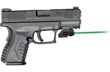 Image of ArmaLaser GTO/FLX Finger Touch Green Laser Sight for Springfield XDM 3.8in, Black, GTOG/FLX11