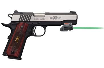Image of ArmaLaser Laser Sight for Browning 380 1911, Green Beam, Black, GTOG/FLX84