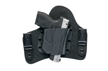 Image of ArmaLaser SuperTuck/CrossBreed IWB Laser-Fit Holster fits Taurus PT709, PT740 Slim, Right Hand, Black, TR18 IWB RH CB Super Tuck