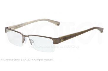 Image of Armani EA1006 Progressive Prescription Eyeglasses 3017-51 - Matte Green Frame