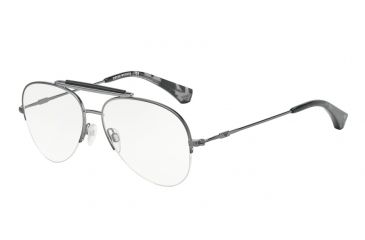 Image of Armani EA1020 Single Vision Prescription Eyeglasses 3003-55 - Matte Gunmetal Frame