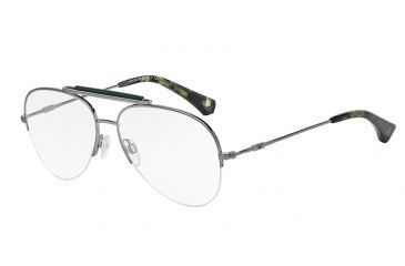Image of Armani EA1020 Single Vision Prescription Eyeglasses 3060-55 - Gunmetal Frame