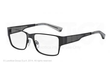 Image of Armani EA1022 Bifocal Prescription Eyeglasses 3001-53 - Matte Black Frame