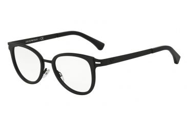 Image of Armani EA1032 Progressive Prescription Eyeglasses 3098-51 - Black Rubber Frame