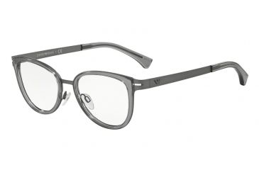 Image of Armani EA1032 Progressive Prescription Eyeglasses 3099-53 - Gunmetal Rubber Frame