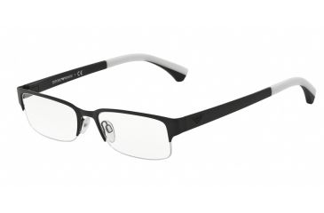 Image of Armani EA1033 Progressive Prescription Eyeglasses 3001-53 - Matte Black Frame