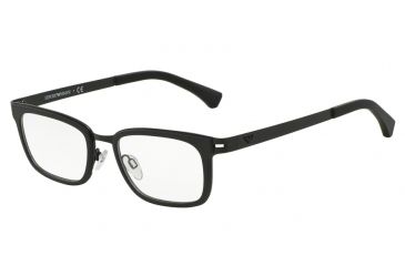 Image of Armani EA1034 Progressive Prescription Eyeglasses 3001-54 - Matte Black Frame