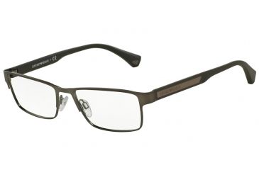 Image of Armani EA1035 Progressive Prescription Eyeglasses 3097-53 - Matte Gunmetal Frame