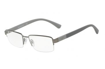 Image of Armani EA1051 Bifocal Prescription Eyeglasses 3003-53 - Matte Gunmetal Frame