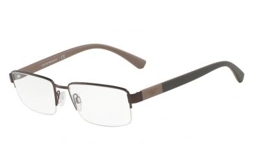 Image of Armani EA1051 Bifocal Prescription Eyeglasses 3020-53 - Matte Brown Frame