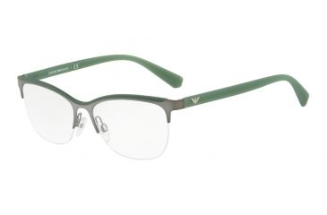 Image of Armani EA1068 Single Vision Prescription Eyeglasses 3010-53 - Matte Gunmetal Frame