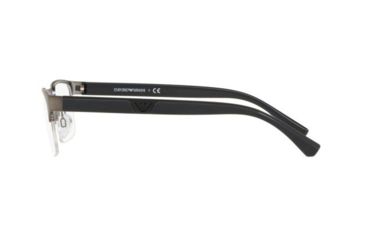 Image of Armani EA1072 Prescription Eyeglasses, 55mm, Matte Gunmetal, EA1072-3010-55-SV