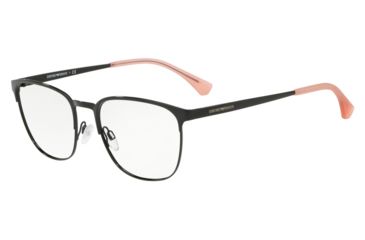 Image of Armani EA1081 Prescription Eyeglasses, 53mm, Black, EA1081-3014-53-SV