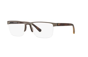 Image of Armani EA1084 Bifocal Prescription Eyeglasses, 53mm, Matte Gunmetal, EA1084-3003-53-BI
