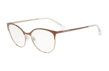 Image of Armani EA1087 Prescription Eyeglasses, 52mm, Brown/Light Bronze, EA1087-3268-52-SV