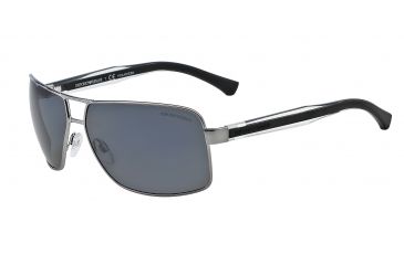 Image of Armani EA2001 EA2001 Bifocal Prescription Sunglasses EA2001-301081-64 - Lens Diameter 64 mm, Frame Color Gunmetal