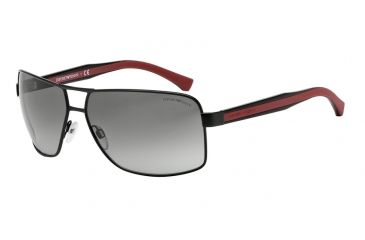Image of Armani EA2001 EA2001 Bifocal Prescription Sunglasses EA2001-300111-64 - Lens Diameter 64 mm, Frame Color Matte Black