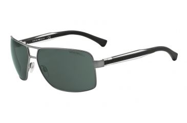 Image of Armani EA2001 EA2001 Bifocal Prescription Sunglasses EA2001-300371-64 - Lens Diameter 64 mm, Frame Color Matte Gunmetal