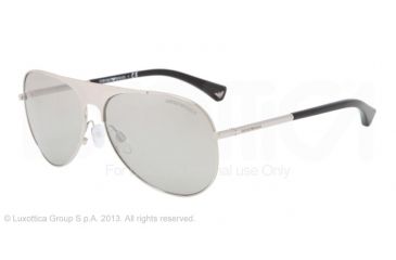 Image of Armani EA2003 Progressive Prescription Sunglasses EA2003-30156V-59 - Lens Diameter 59 mm, Frame Color Silver
