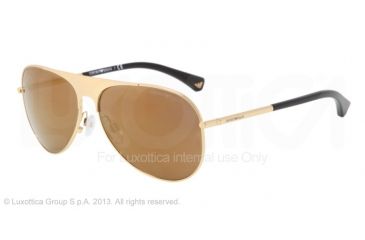 Image of Armani EA2003 Progressive Prescription Sunglasses EA2003-30217D-59 - Lens Diameter 59 mm, Frame Color Gold