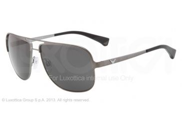 Image of Armani EA2007 Single Vision Prescription Sunglasses EA2007-302487-59 - Lens Diameter 59 mm, Frame Color Gunmetal Demi Shiny