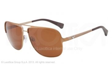 Image of Armani EA2007 Single Vision Prescription Sunglasses EA2007-302673-59 - Lens Diameter 59 mm, Frame Color Bronze Demi Shiny