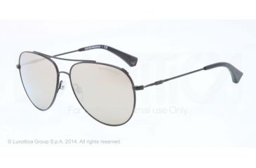 Image of Armani EA2010 Single Vision Prescription Sunglasses EA2010-30015A-57 - Lens Diameter 57 mm, Frame Color Matte Black