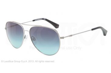 Image of Armani EA2010 Single Vision Prescription Sunglasses EA2010-30104S-57 - Lens Diameter 57 mm, Frame Color Gunmetal