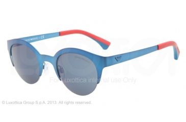 Image of Armani EA2013 Progressive Prescription Sunglasses EA2013-304296-46 - Lens Diameter 46 mm, Frame Color Matte Electric Blue