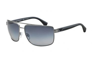 Image of Armani EA2018 Single Vision Prescription Sunglasses EA2018-3003T3-64 - Lens Diameter 64 mm, Frame Color Matte Gunmetal