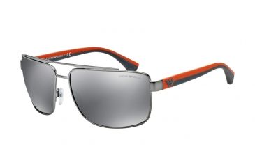 Image of Armani EA2018 Single Vision Prescription Sunglasses EA2018-30106G-64 - Lens Diameter 64 mm, Frame Color Gunmetal