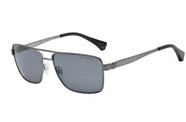 Image of Armani EA2019 Single Vision Prescription Sunglasses EA2019-300381-58 - Lens Diameter 58 mm, Frame Color Matte Gunmetal