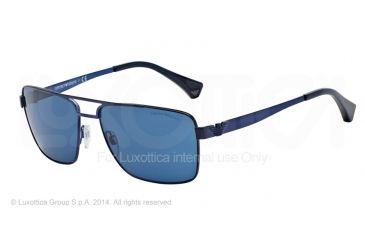 Image of Armani EA2019 Single Vision Prescription Sunglasses EA2019-301880-58 - Lens Diameter 58 mm, Frame Color Matte Blue