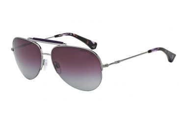 Image of Armani EA2020 Single Vision Prescription Sunglasses EA2020-30104Q-59 - Lens Diameter 59 mm, Frame Color Gunmetal