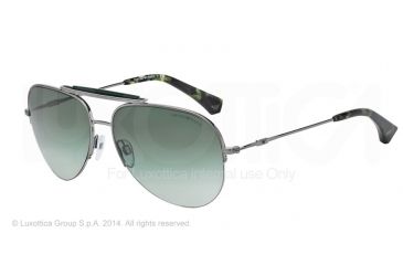Image of Armani EA2020 Single Vision Prescription Sunglasses EA2020-30108E-59 - Lens Diameter 59 mm, Frame Color Gunmetal
