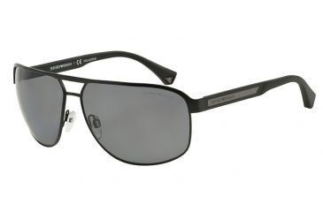 Image of Armani EA2025 Progressive Prescription Sunglasses EA2025-300181-64 - Lens Diameter 64 mm, Frame Color Matte Black