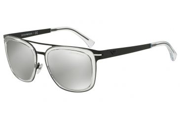 Image of Armani EA2030 Bifocal Prescription Sunglasses EA2030-30016G-56 - Lens Diameter 56 mm, Frame Color Matte Black