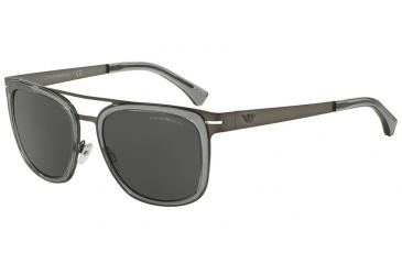 Image of Armani EA2030 Bifocal Prescription Sunglasses EA2030-300387-56 - Lens Diameter 56 mm, Frame Color Matte Gunmetal