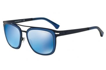 Image of Armani EA2030 Bifocal Prescription Sunglasses EA2030-310255-56 - Lens Diameter 56 mm, Frame Color Dark Blue Rubber