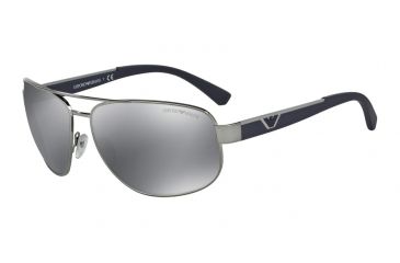 Image of Armani EA2036 Bifocal Prescription Sunglasses EA2036-30106G-64 - Lens Diameter 64 mm, Frame Color Gunmetal